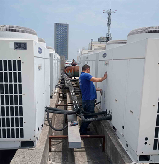 柯桥中央空调制热和不制冷系统维修方法